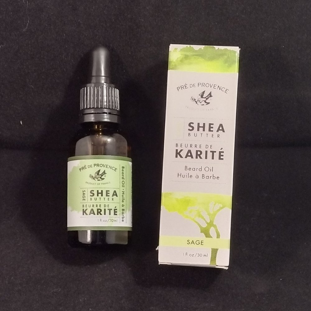 Pre de Provence Shea Butter Enriched Beard Oil For Soft, Shiny, Smooth Results